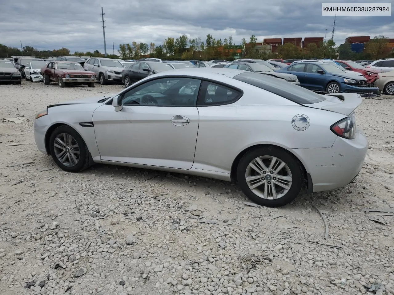 2008 Hyundai Tiburon Gs VIN: KMHHM66D38U287984 Lot: 76011904