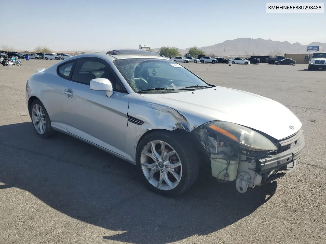 2008 Hyundai Tiburon Gt VIN: KMHHN66F88U293438 Lot: 76065164