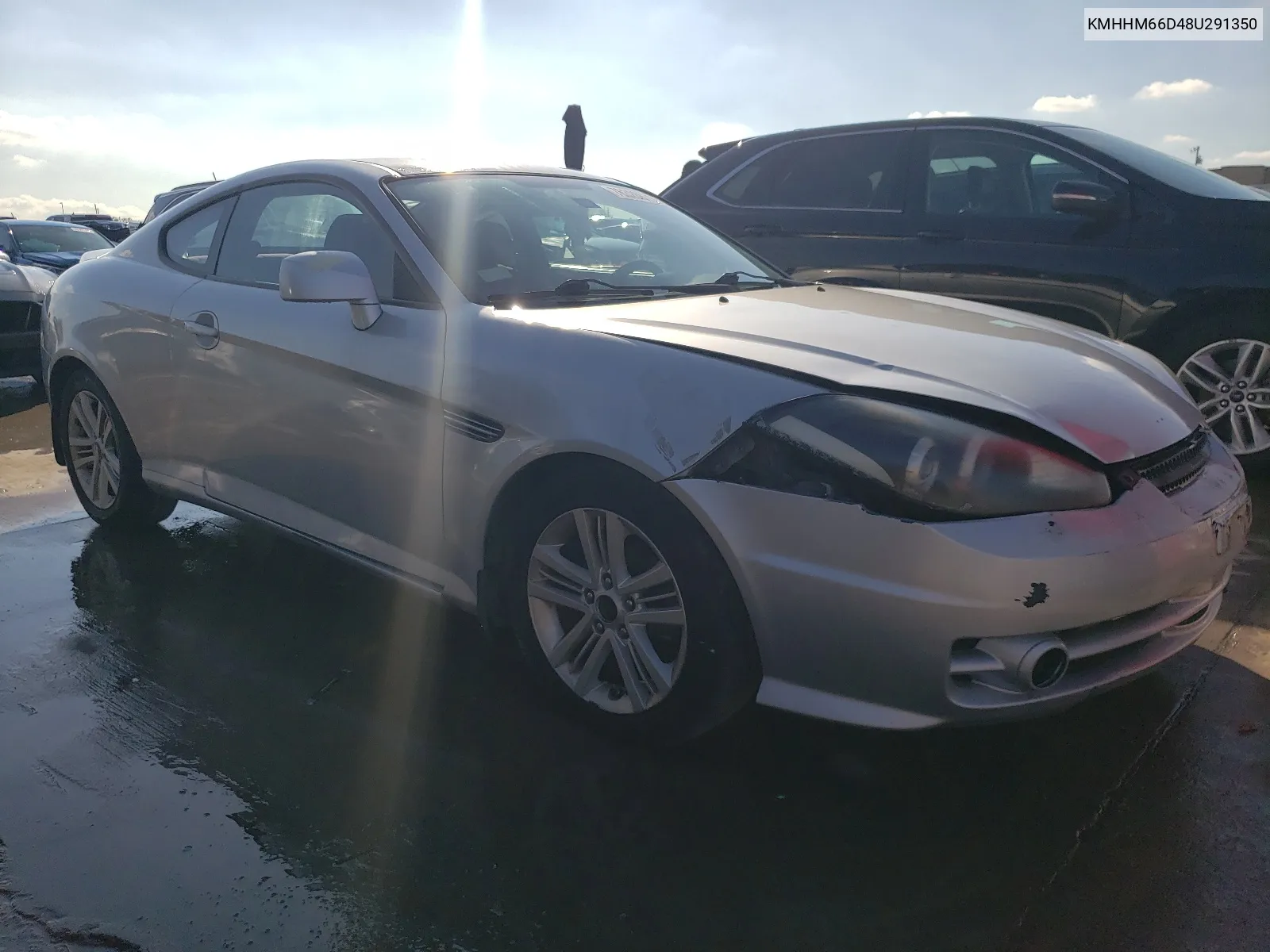 2008 Hyundai Tiburon Gs VIN: KMHHM66D48U291350 Lot: 76326673