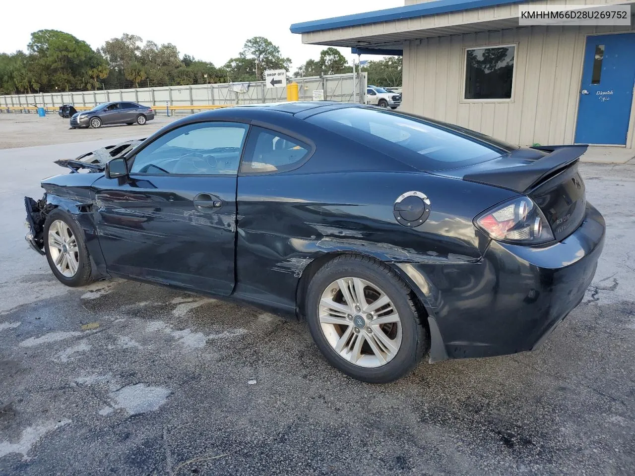 2008 Hyundai Tiburon Gs VIN: KMHHM66D28U269752 Lot: 79088484