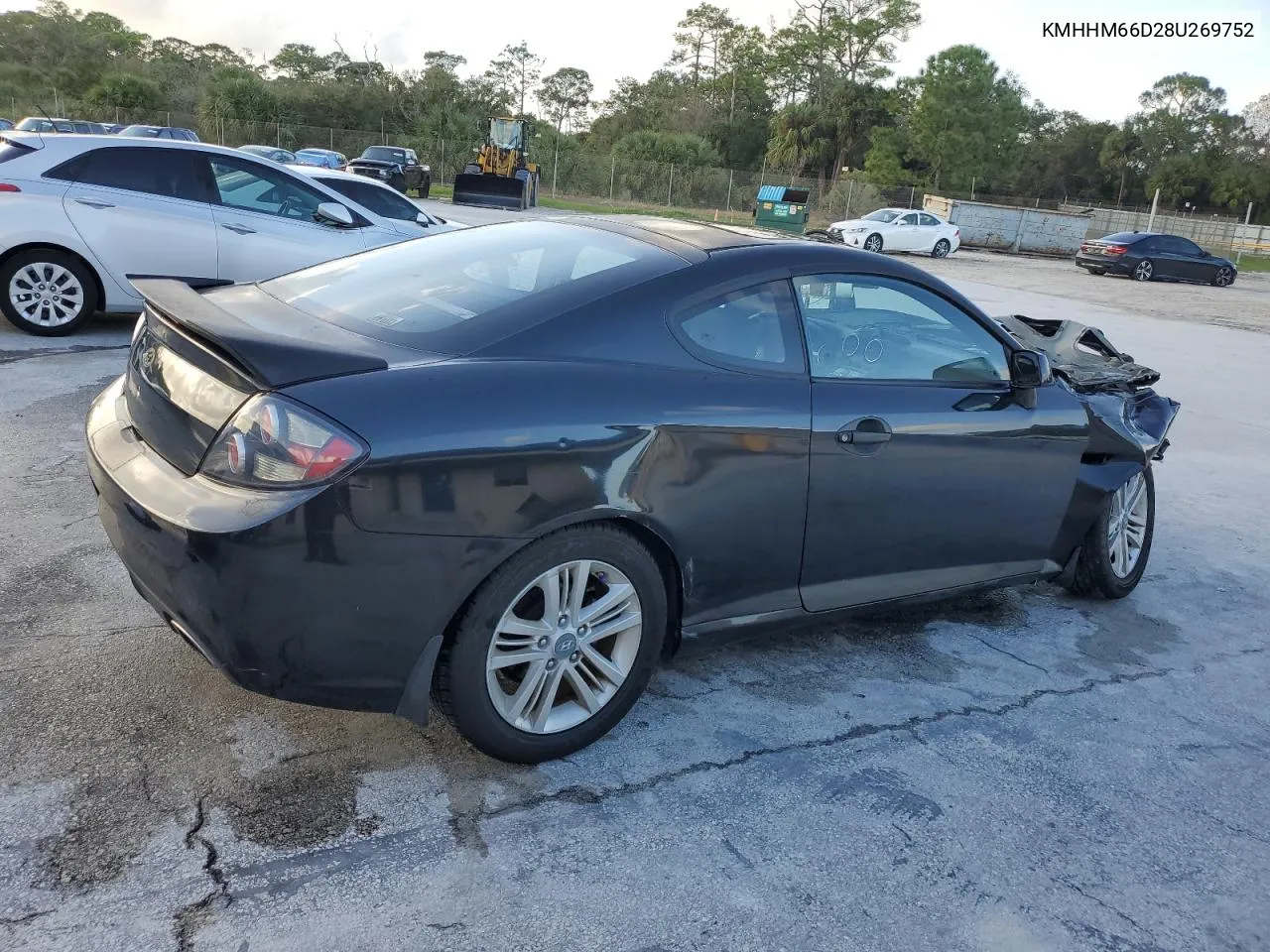 2008 Hyundai Tiburon Gs VIN: KMHHM66D28U269752 Lot: 79088484