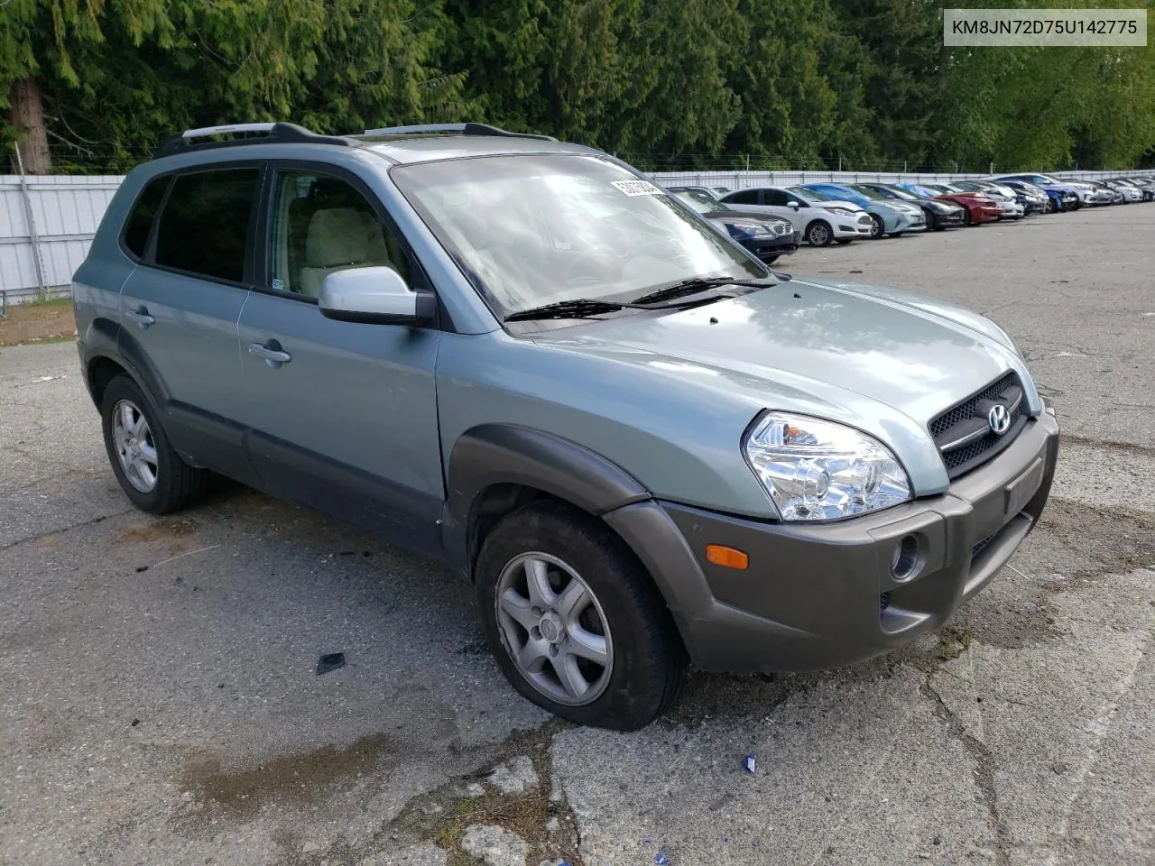 2005 Hyundai Tucson Gls VIN: KM8JN72D75U142775 Lot: 53075834