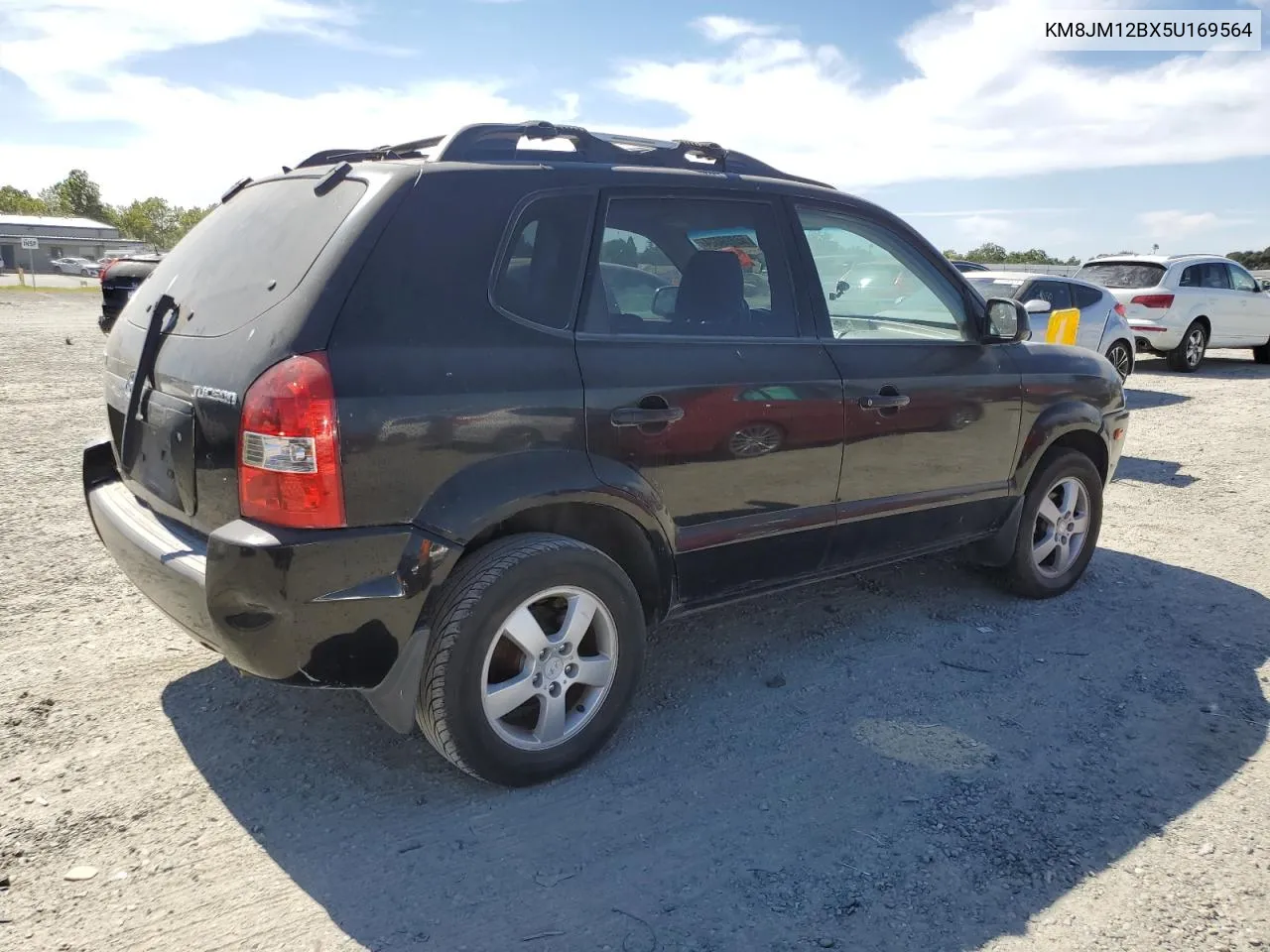 2005 Hyundai Tucson Gl VIN: KM8JM12BX5U169564 Lot: 58899024