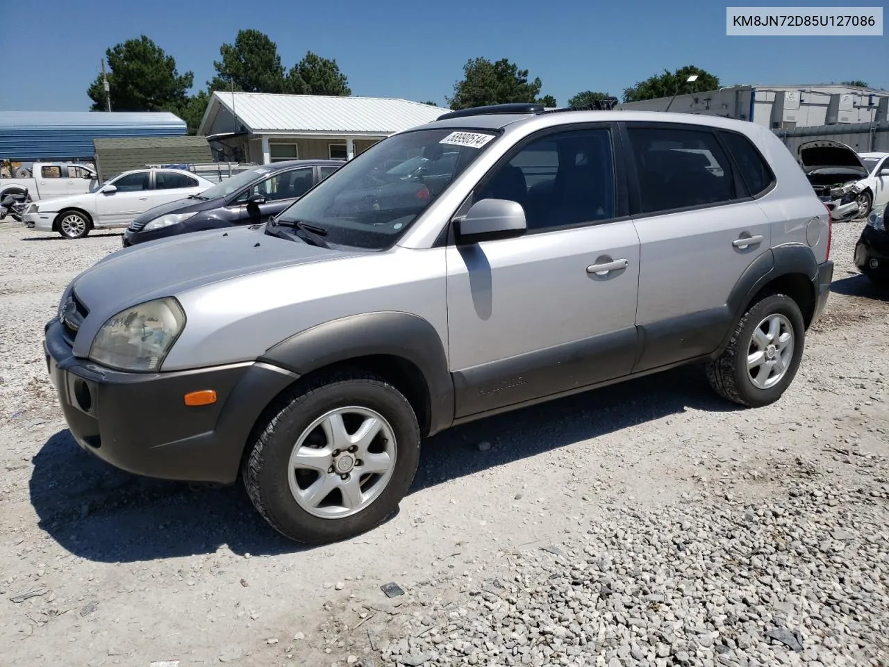 2005 Hyundai Tucson Gls VIN: KM8JN72D85U127086 Lot: 58990514