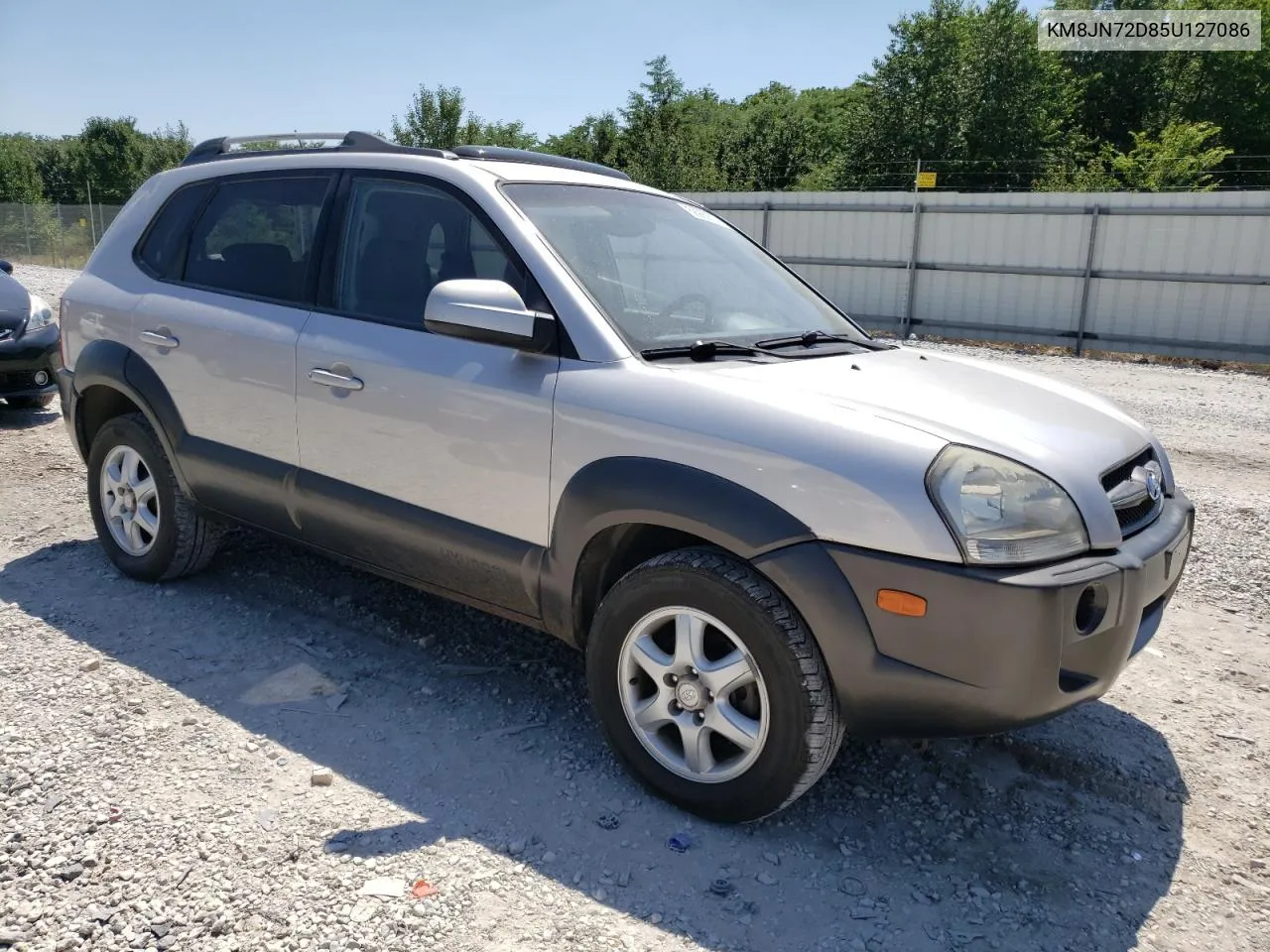 2005 Hyundai Tucson Gls VIN: KM8JN72D85U127086 Lot: 58990514