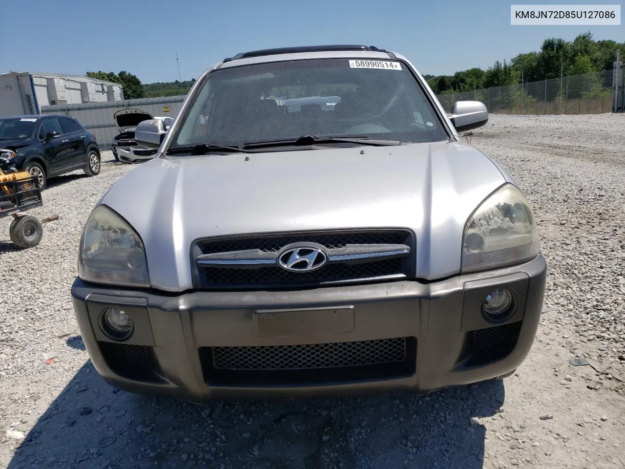 2005 Hyundai Tucson Gls VIN: KM8JN72D85U127086 Lot: 58990514