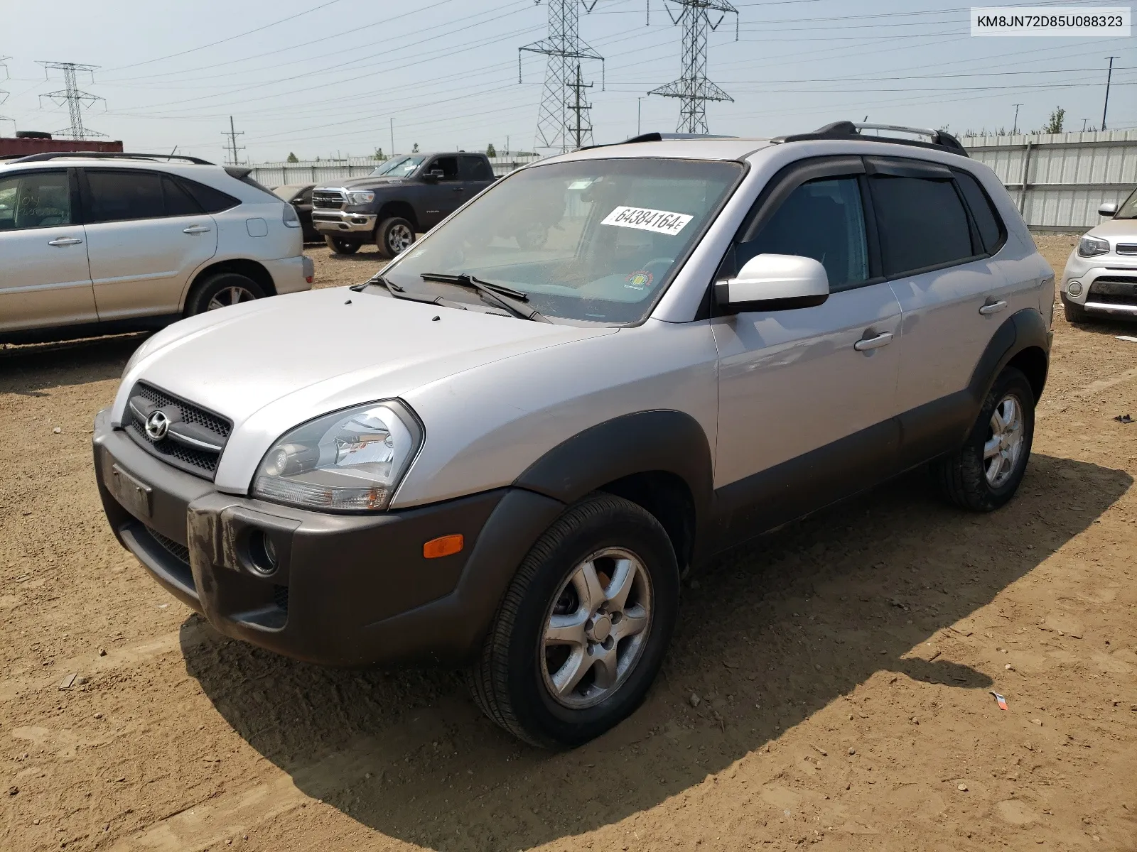 2005 Hyundai Tucson Gls VIN: KM8JN72D85U088323 Lot: 64384164