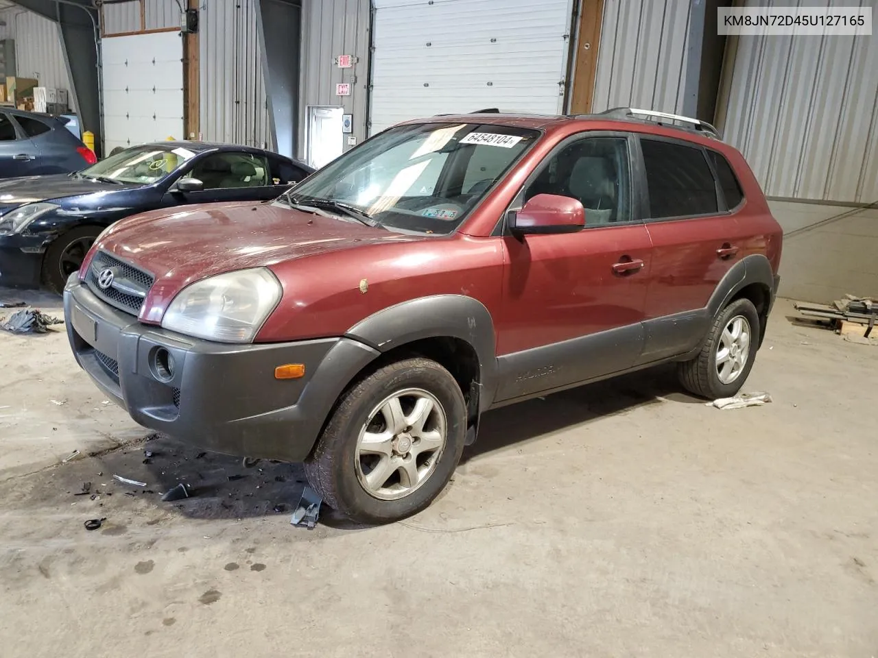 2005 Hyundai Tucson Gls VIN: KM8JN72D45U127165 Lot: 64548104