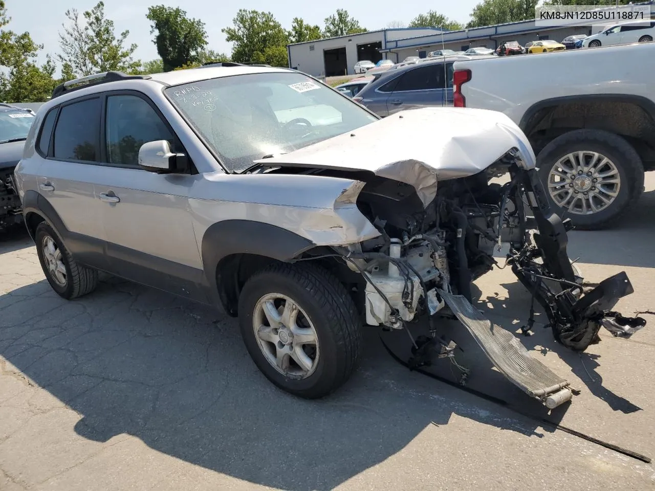 2005 Hyundai Tucson Gls VIN: KM8JN12D85U118871 Lot: 66705014