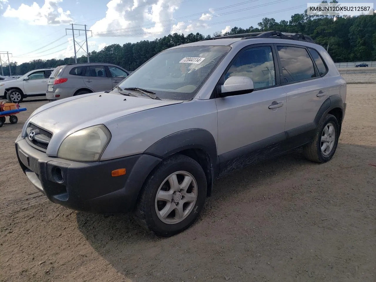 2005 Hyundai Tucson Gls VIN: KM8JN12DX5U212587 Lot: 72044114