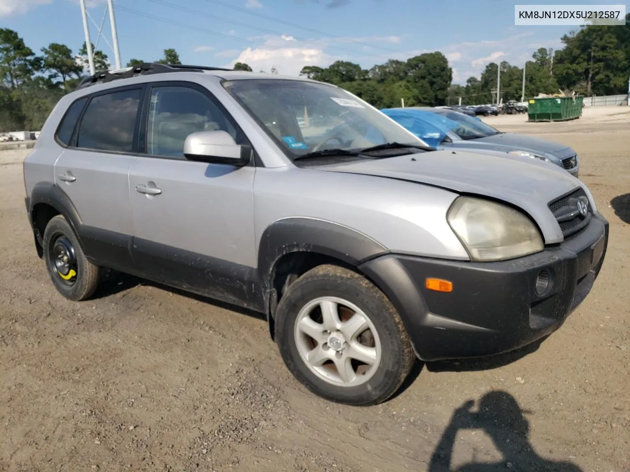 2005 Hyundai Tucson Gls VIN: KM8JN12DX5U212587 Lot: 72044114