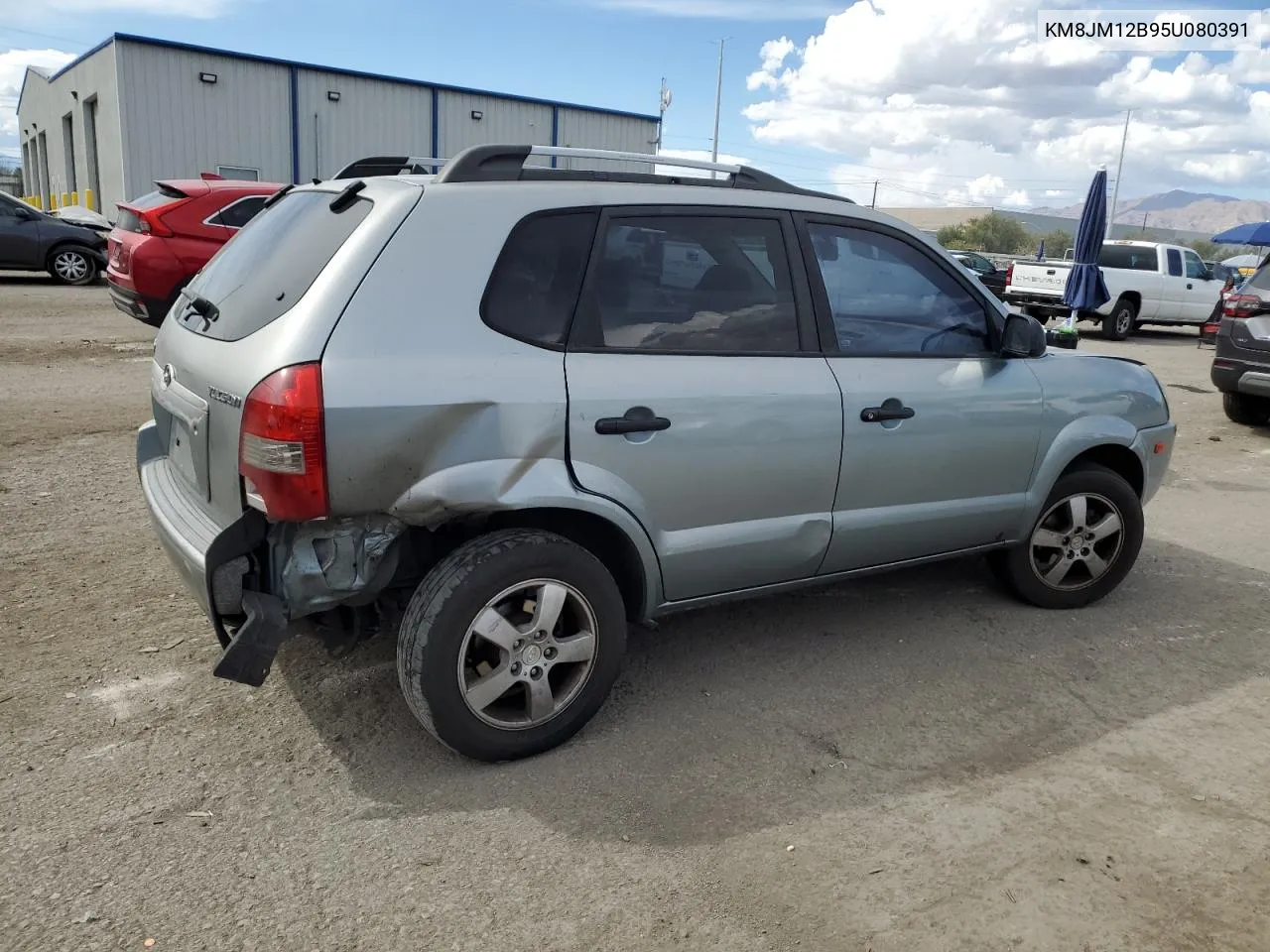 2005 Hyundai Tucson Gl VIN: KM8JM12B95U080391 Lot: 72551384