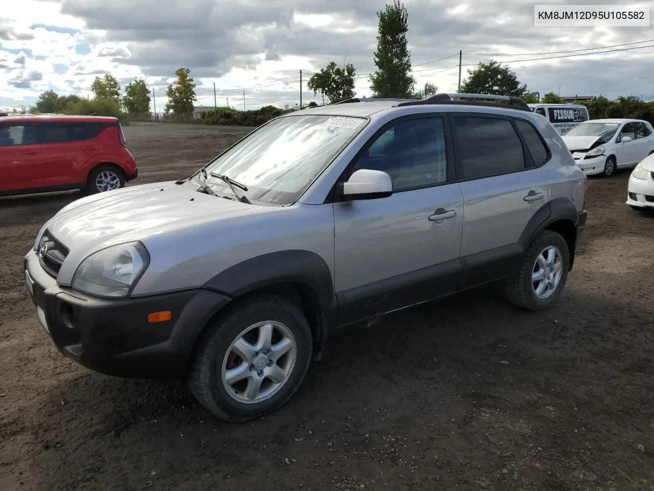 2005 Hyundai Tucson Gl VIN: KM8JM12D95U105582 Lot: 73337864