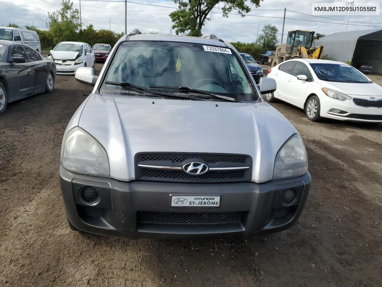 2005 Hyundai Tucson Gl VIN: KM8JM12D95U105582 Lot: 73337864