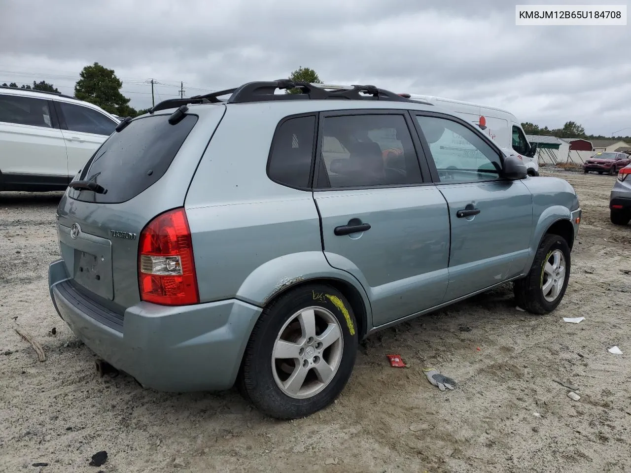 2005 Hyundai Tucson Gl VIN: KM8JM12B65U184708 Lot: 73351044