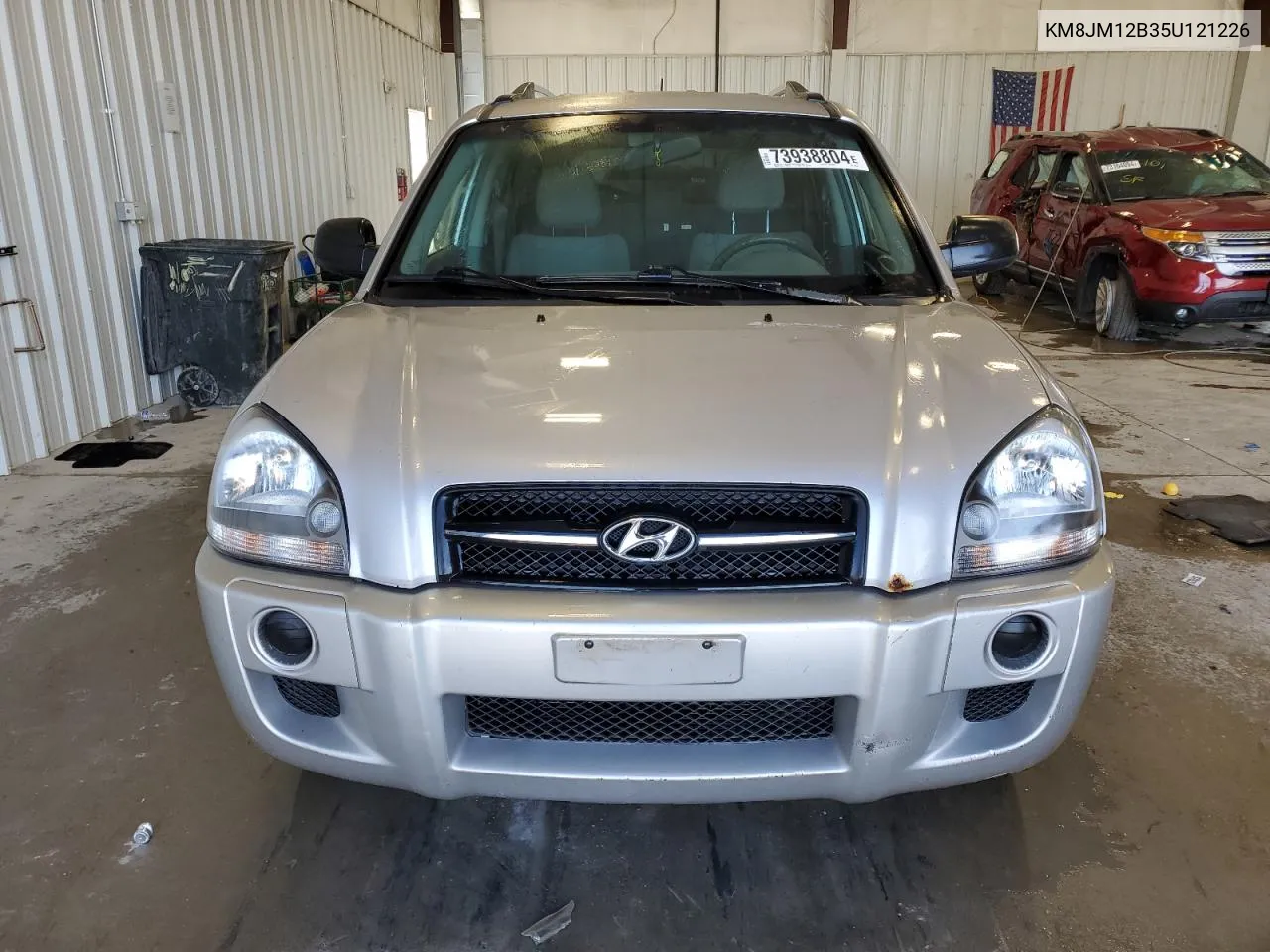 2005 Hyundai Tucson Gl VIN: KM8JM12B35U121226 Lot: 73938804