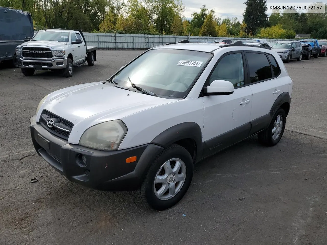 2005 Hyundai Tucson Gls VIN: KM8JN12D75U072157 Lot: 75061184