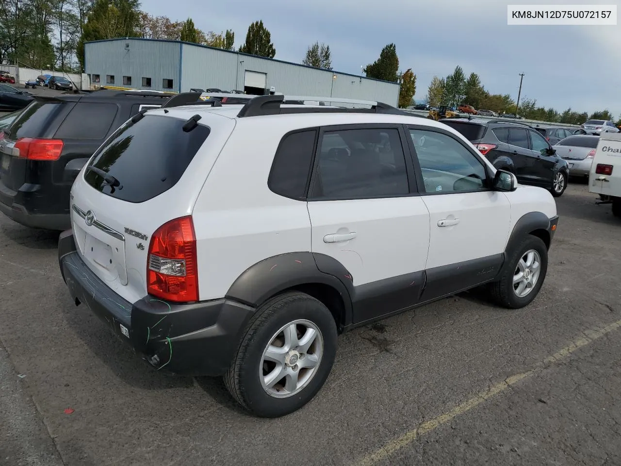 2005 Hyundai Tucson Gls VIN: KM8JN12D75U072157 Lot: 75061184