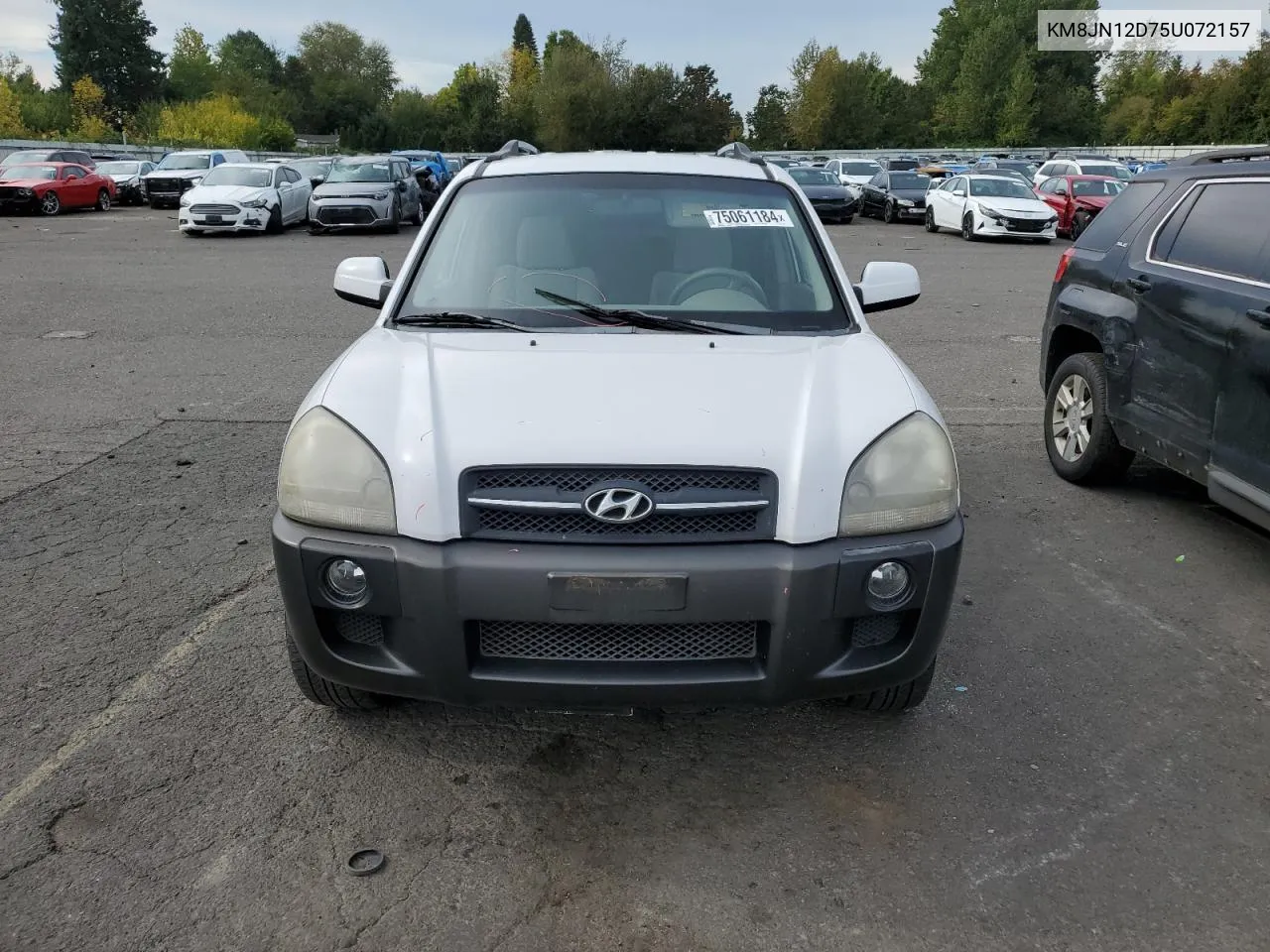 2005 Hyundai Tucson Gls VIN: KM8JN12D75U072157 Lot: 75061184