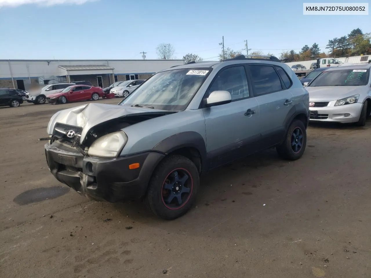 2005 Hyundai Tucson Gls VIN: KM8JN72D75U080052 Lot: 75173014