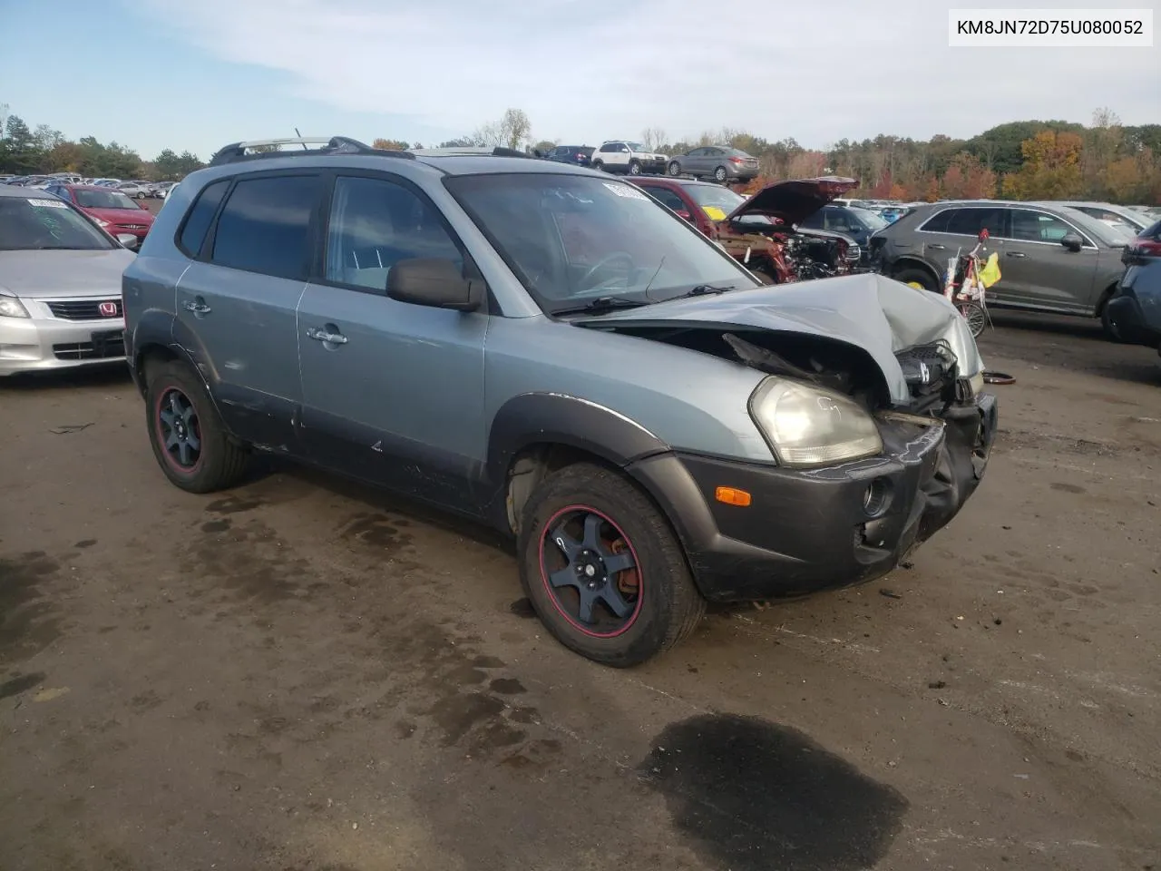 2005 Hyundai Tucson Gls VIN: KM8JN72D75U080052 Lot: 75173014