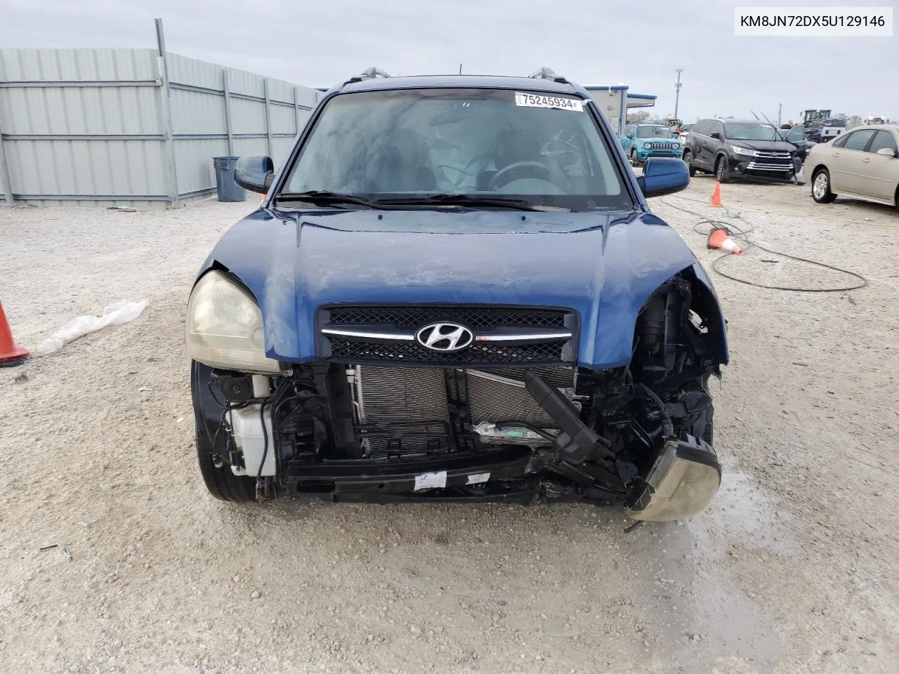 2005 Hyundai Tucson Gls VIN: KM8JN72DX5U129146 Lot: 75245934