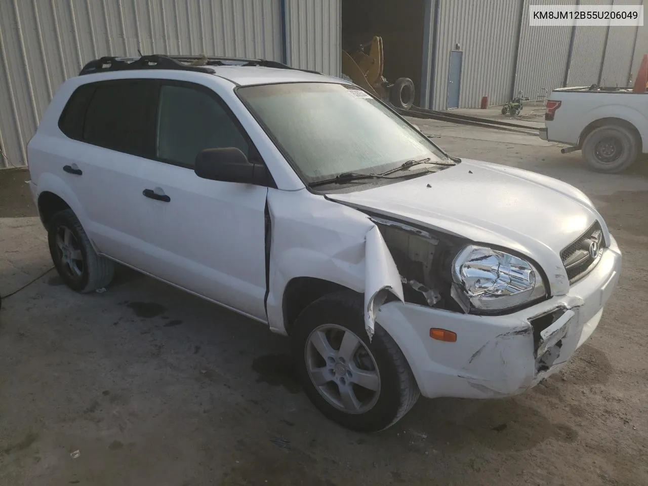 2005 Hyundai Tucson Gl VIN: KM8JM12B55U206049 Lot: 78380544