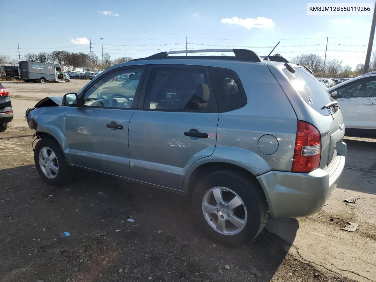 2005 Hyundai Tucson Gl VIN: KM8JM12B55U119266 Lot: 79095984