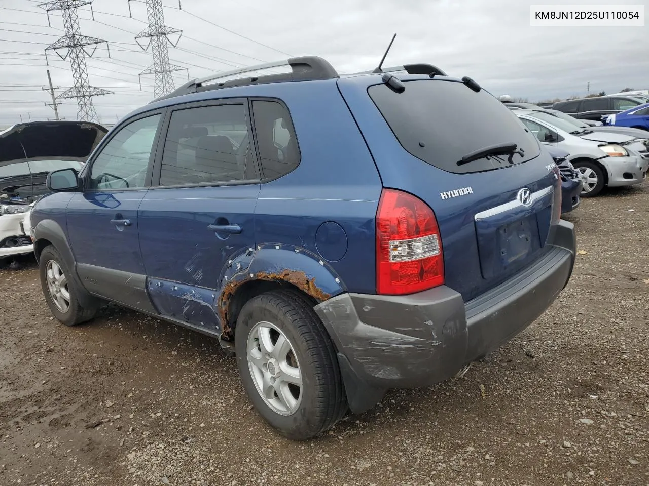 2005 Hyundai Tucson Gls VIN: KM8JN12D25U110054 Lot: 79204614