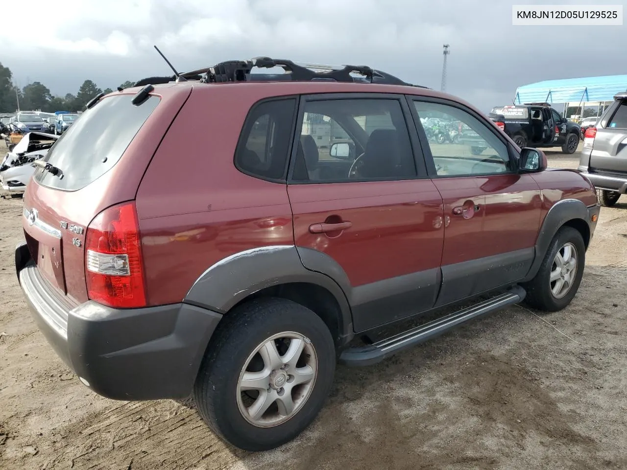 2005 Hyundai Tucson Gls VIN: KM8JN12D05U129525 Lot: 79690934