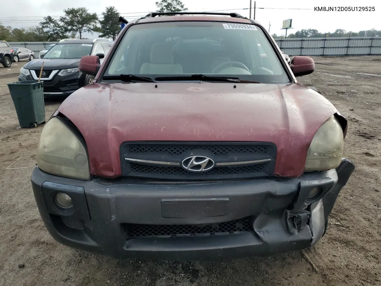 2005 Hyundai Tucson Gls VIN: KM8JN12D05U129525 Lot: 79690934