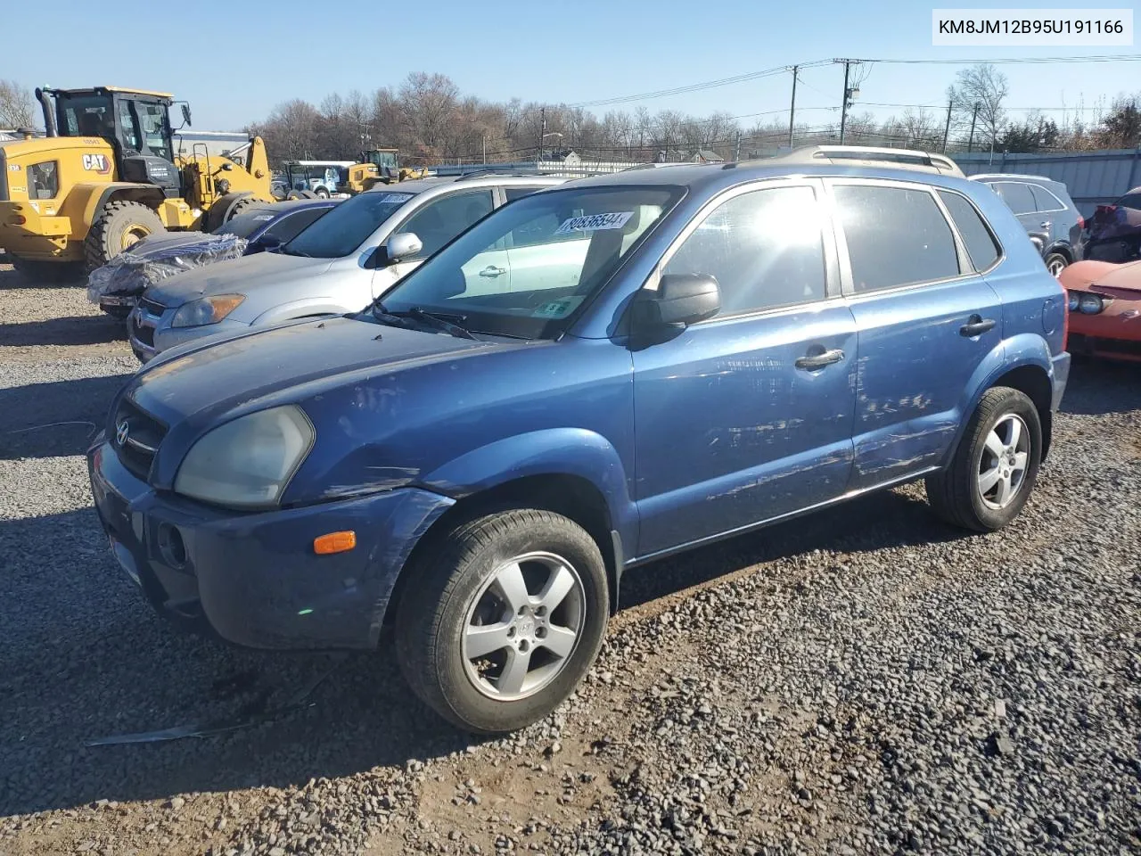 2005 Hyundai Tucson Gl VIN: KM8JM12B95U191166 Lot: 80836594