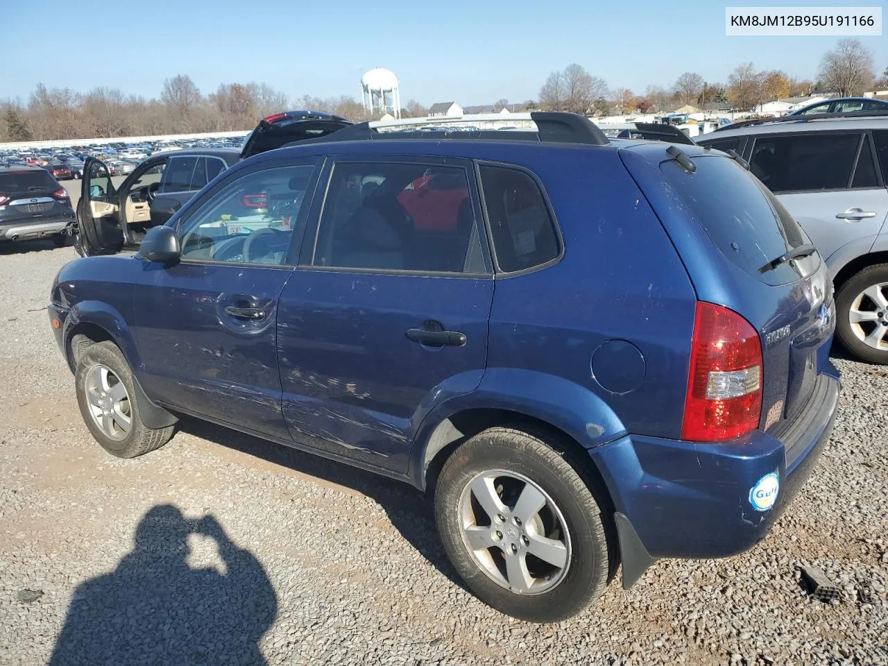 2005 Hyundai Tucson Gl VIN: KM8JM12B95U191166 Lot: 80836594