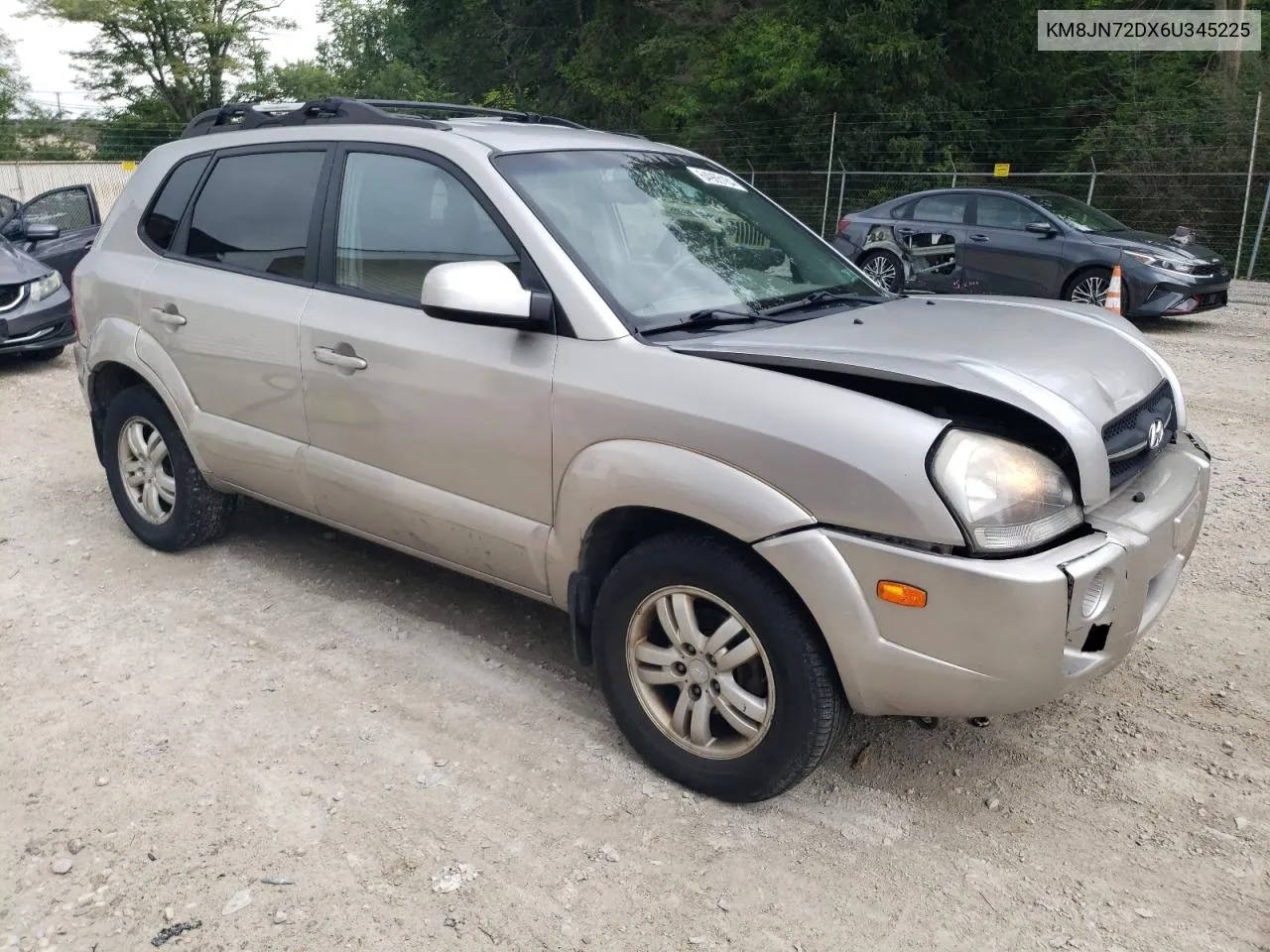 KM8JN72DX6U345225 2006 Hyundai Tucson Gls