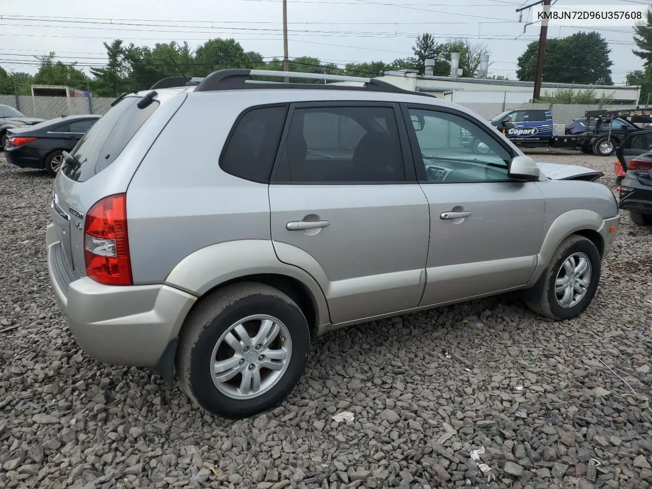 KM8JN72D96U357608 2006 Hyundai Tucson Gls