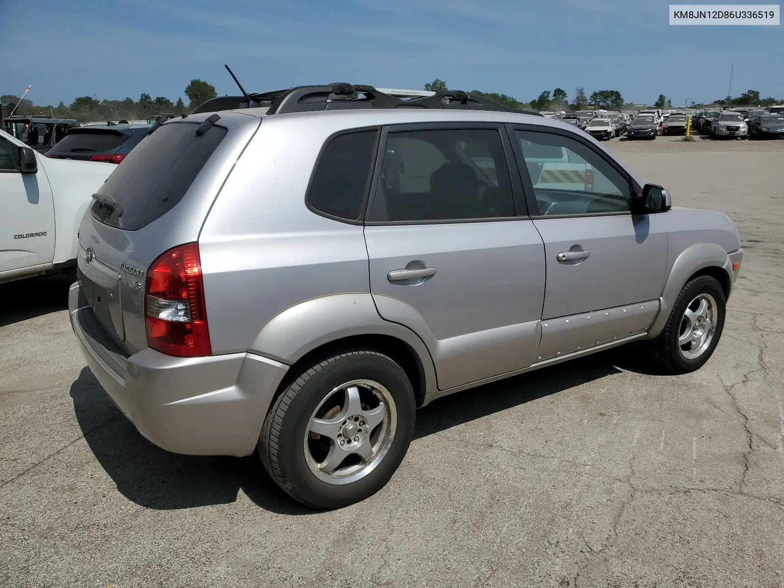 KM8JN12D86U336519 2006 Hyundai Tucson Gls