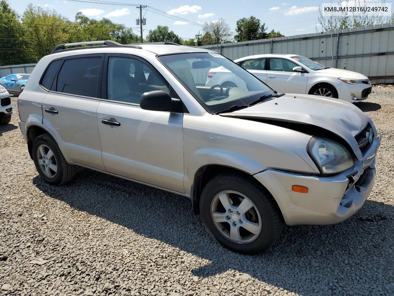 KM8JM12B16U249742 2006 Hyundai Tucson Gl