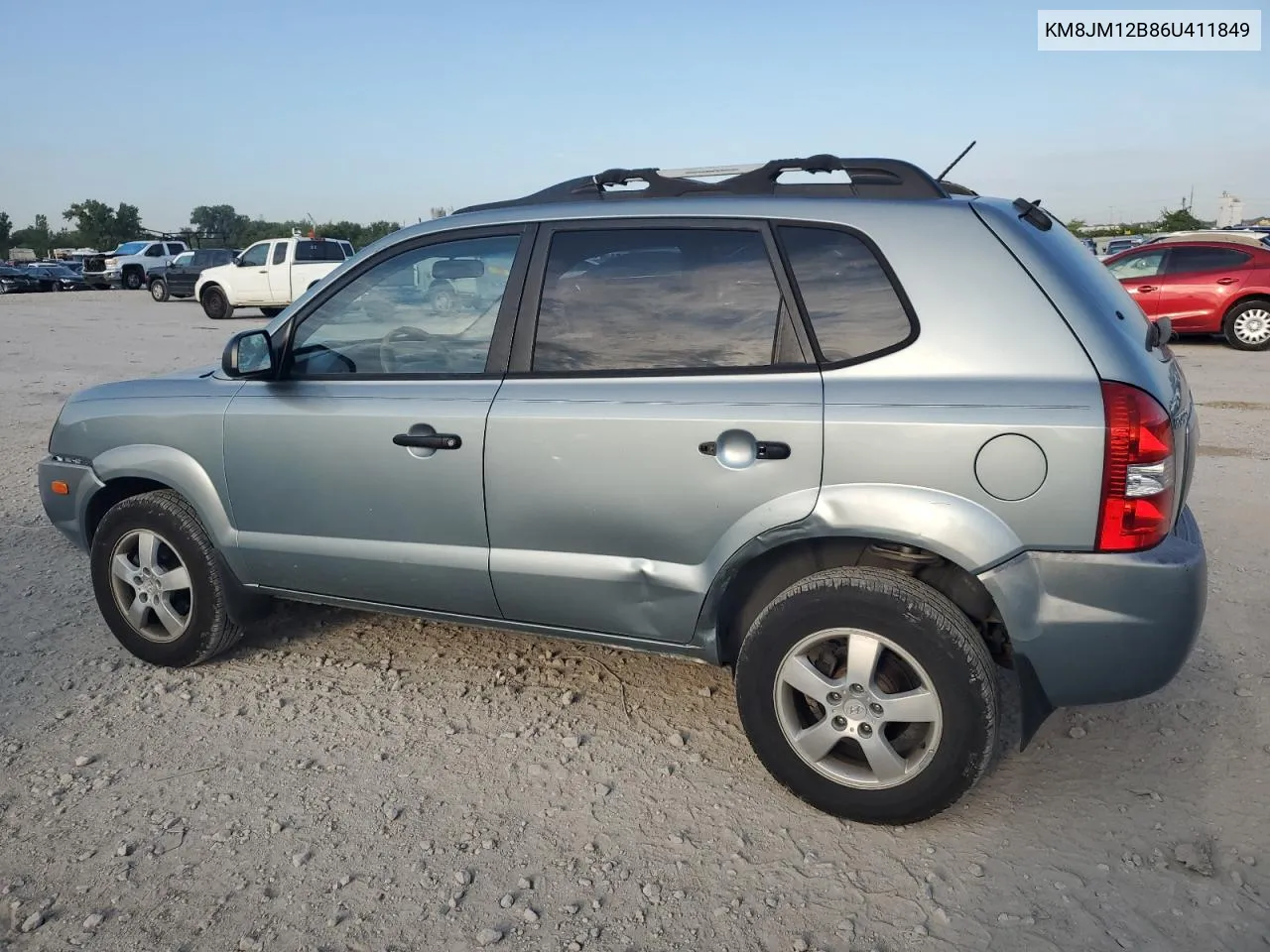 2006 Hyundai Tucson Gl VIN: KM8JM12B86U411849 Lot: 69301264