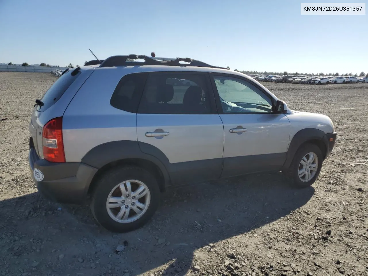 KM8JN72D26U351357 2006 Hyundai Tucson Gls