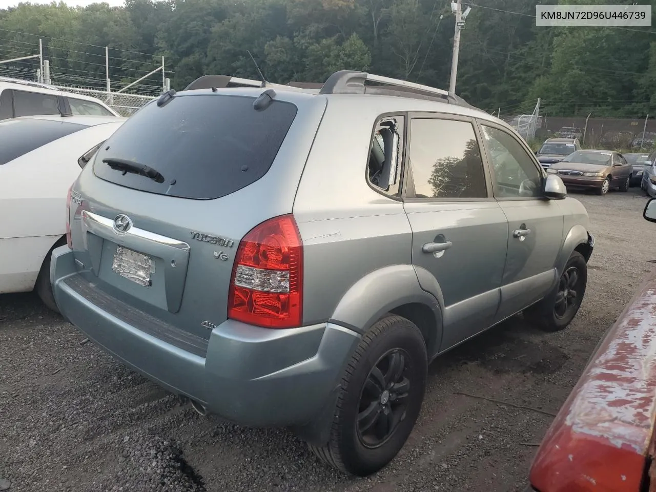 KM8JN72D96U446739 2006 Hyundai Tucson Gls