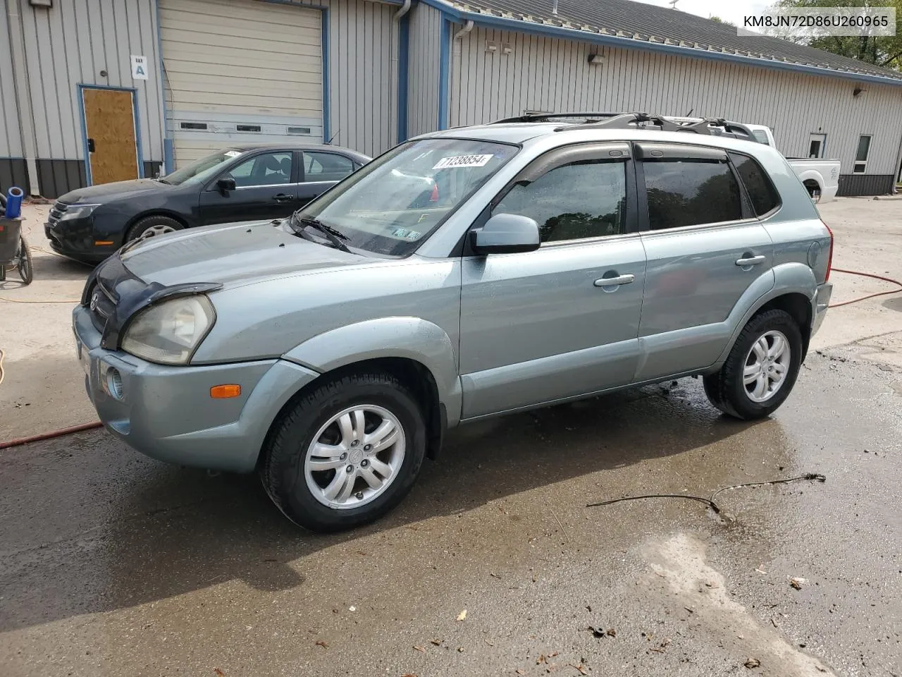 KM8JN72D86U260965 2006 Hyundai Tucson Gls