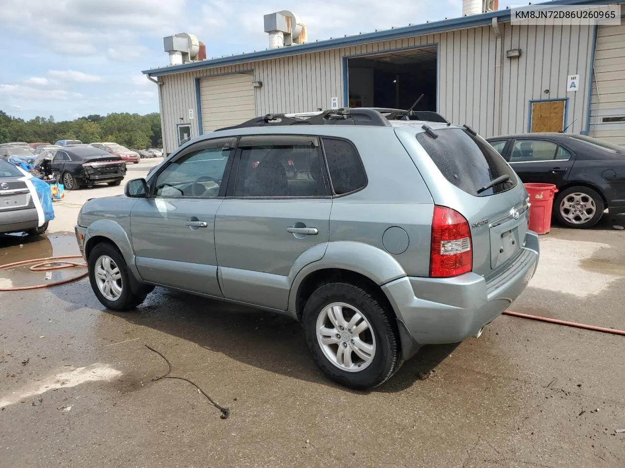 2006 Hyundai Tucson Gls VIN: KM8JN72D86U260965 Lot: 71238854