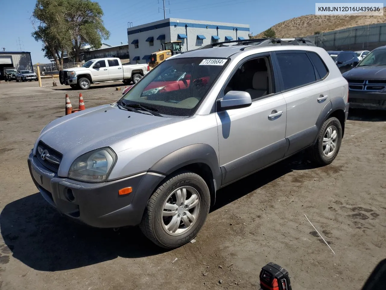 2006 Hyundai Tucson Gls VIN: KM8JN12D16U439636 Lot: 71318684