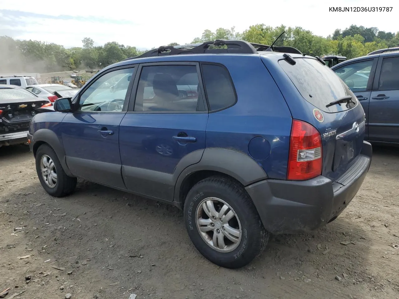 2006 Hyundai Tucson Gls VIN: KM8JN12D36U319787 Lot: 71729494