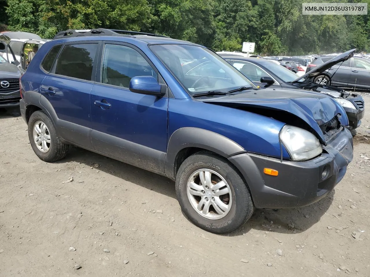 2006 Hyundai Tucson Gls VIN: KM8JN12D36U319787 Lot: 71729494