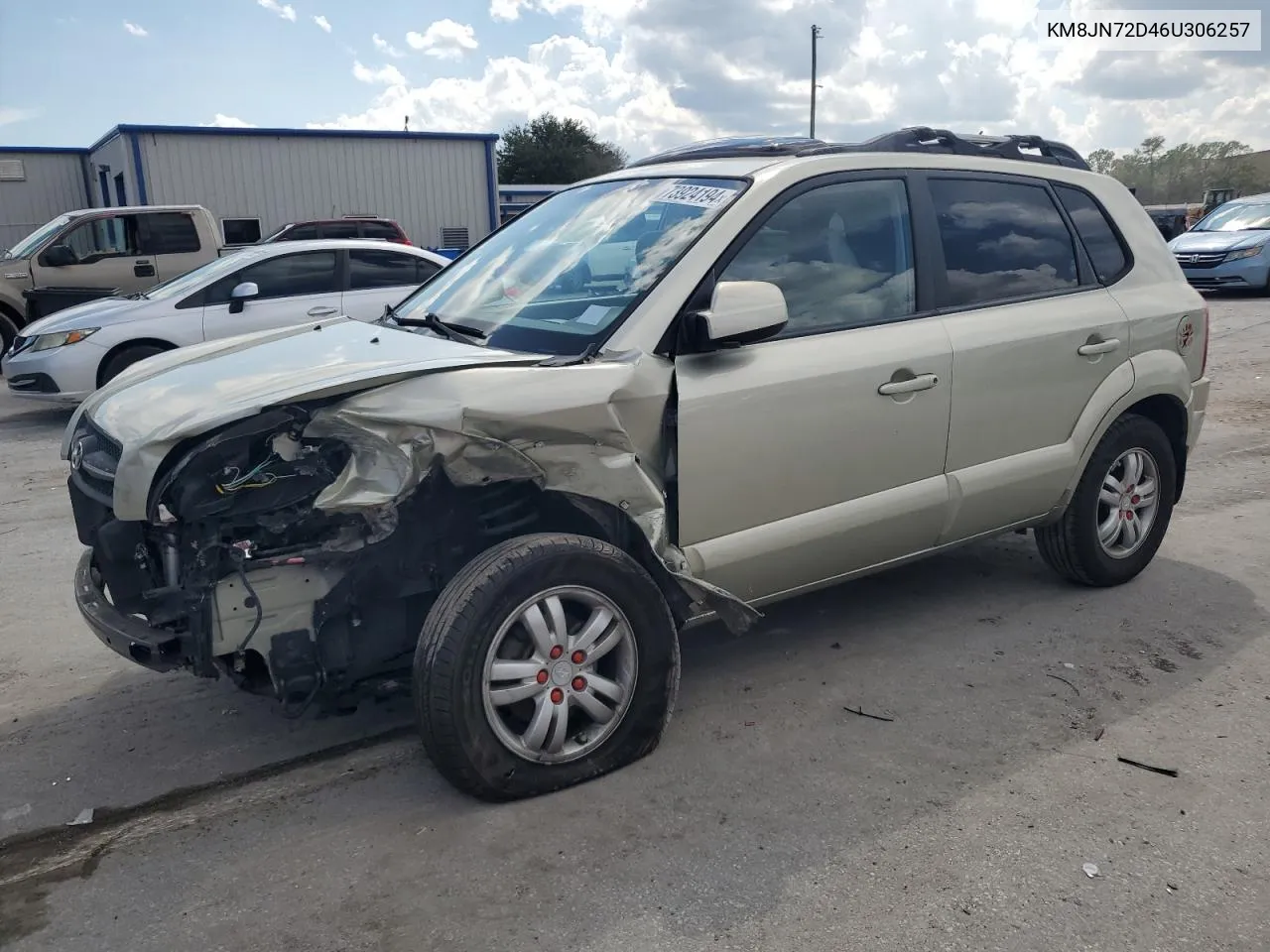 2006 Hyundai Tucson Gls VIN: KM8JN72D46U306257 Lot: 73924194