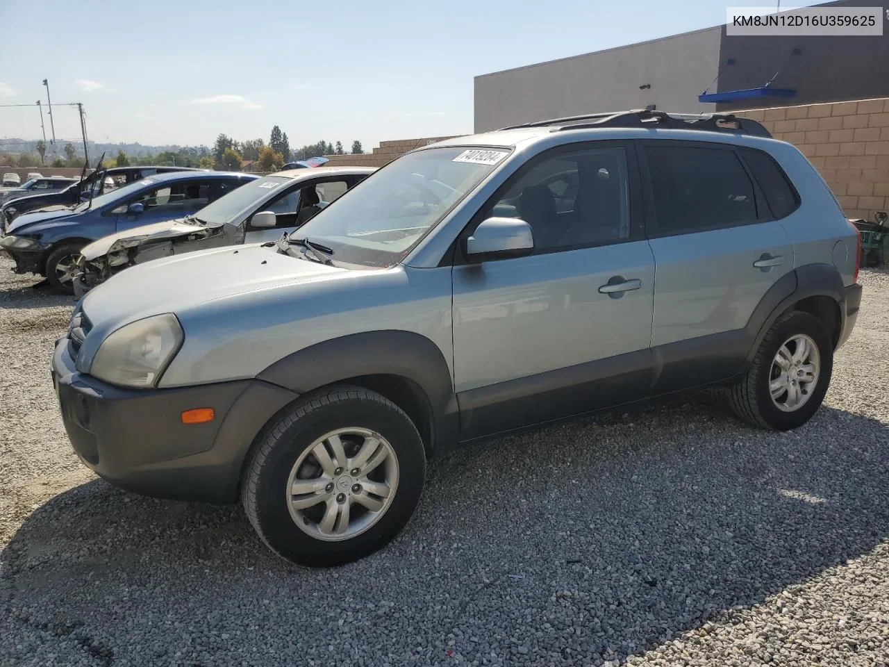 2006 Hyundai Tucson Gls VIN: KM8JN12D16U359625 Lot: 74019284