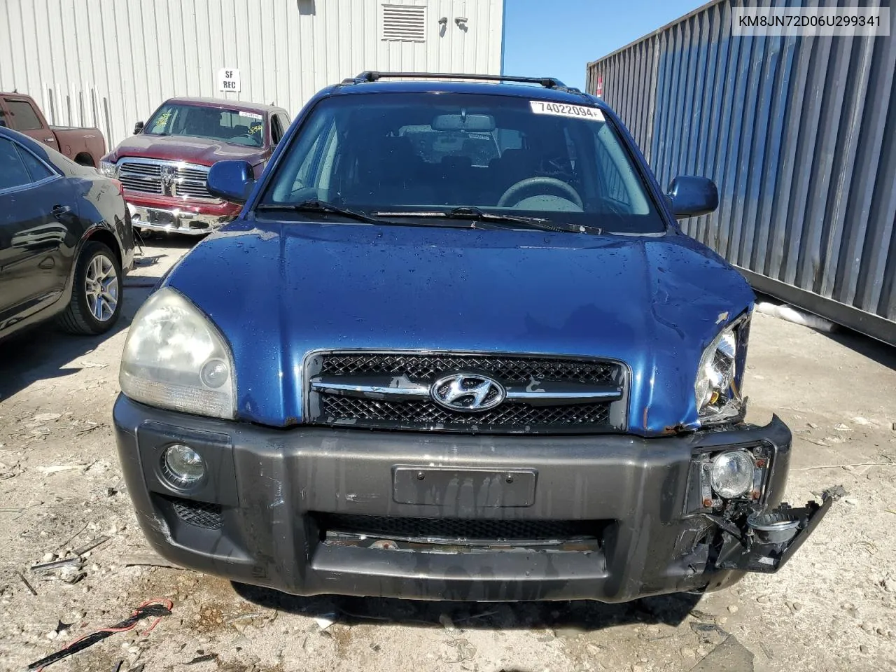 2006 Hyundai Tucson Gls VIN: KM8JN72D06U299341 Lot: 74022094