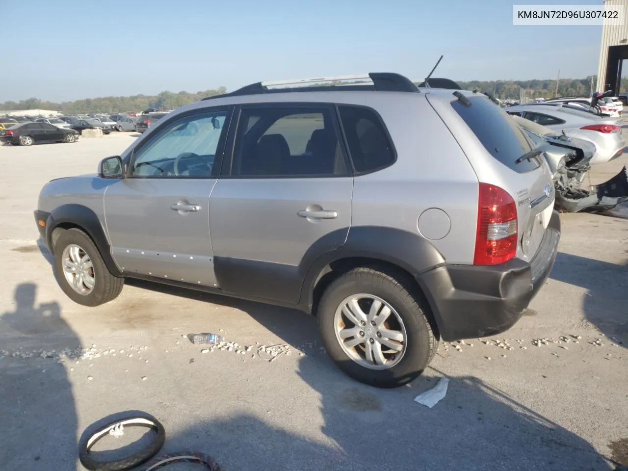 2006 Hyundai Tucson Gls VIN: KM8JN72D96U307422 Lot: 75299464