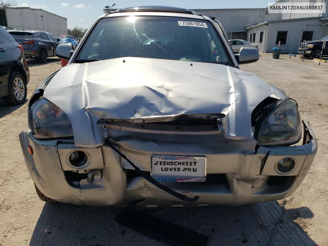 KM8JN12DX6U393837 2006 Hyundai Tucson Gls